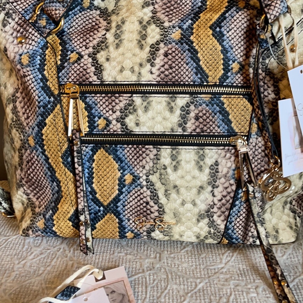 NWT Python satchel Jessica Simpson - Picture 2 of 8